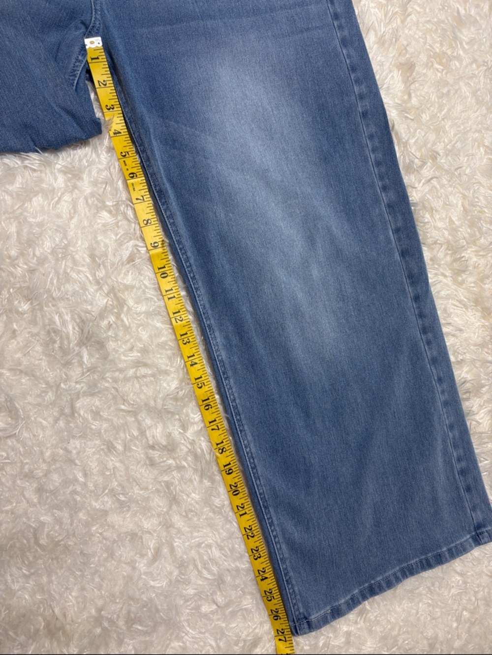 HALARA Flex Asymmetric High Waisted Light Wash Casual Baggy Jeans - Picture 9 of 9